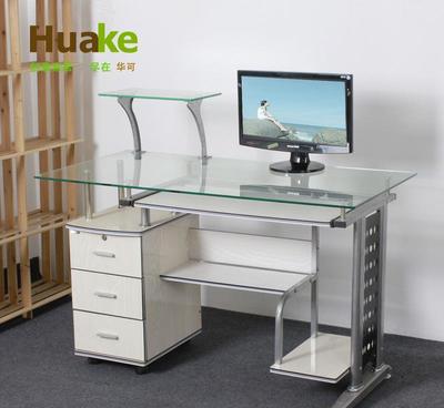 華可1.2米鋼化玻璃電腦桌 價格、廠家、圖片及代理信息全解析
